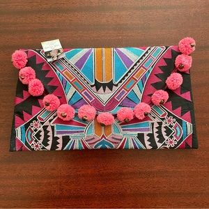 NWT Fair Trade Boho Handmade in Thailand Women’s Clutch